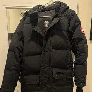 Black Puffer Canada Goose Winter Jacket